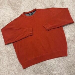 Y2K Vintage Orvis Crewneck Sweatshirt | Burnt Orange | XL